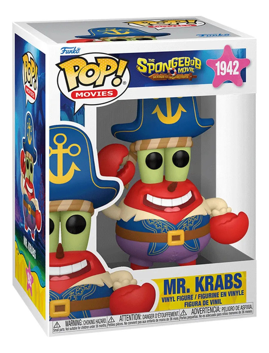 Funko Pop! Movies: Bob Esponja En busca de los pantalones cuadrados - Don Cangrejo Pirata