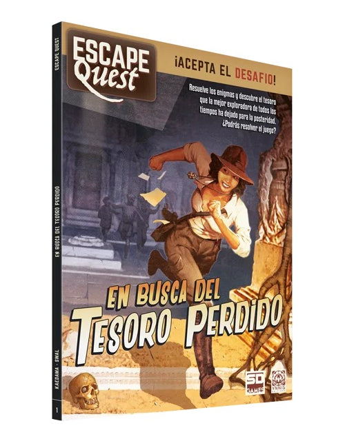 Escape Quest En Busca Del Tesoro Perdido Libro Sd Games