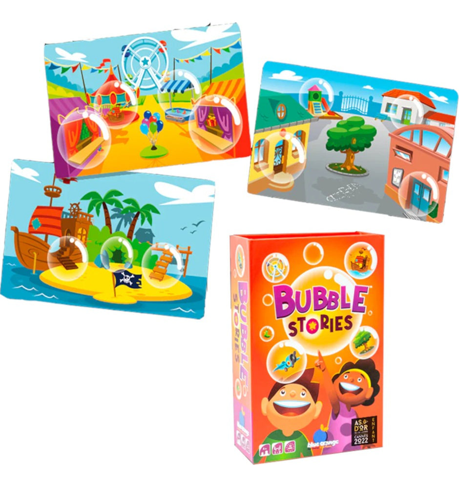 Blue Orange Bubble Stories Juego De Mesa