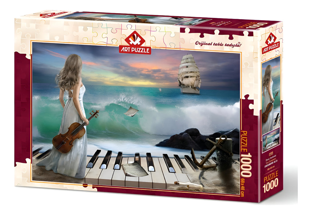 Rompecabezas Art Puzzle Sinfonía Del Mar 1000 Piezas Tema Arte
