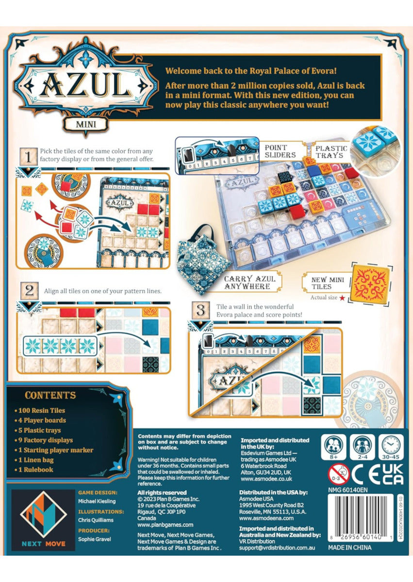 Azul Mini Juego Asmodee