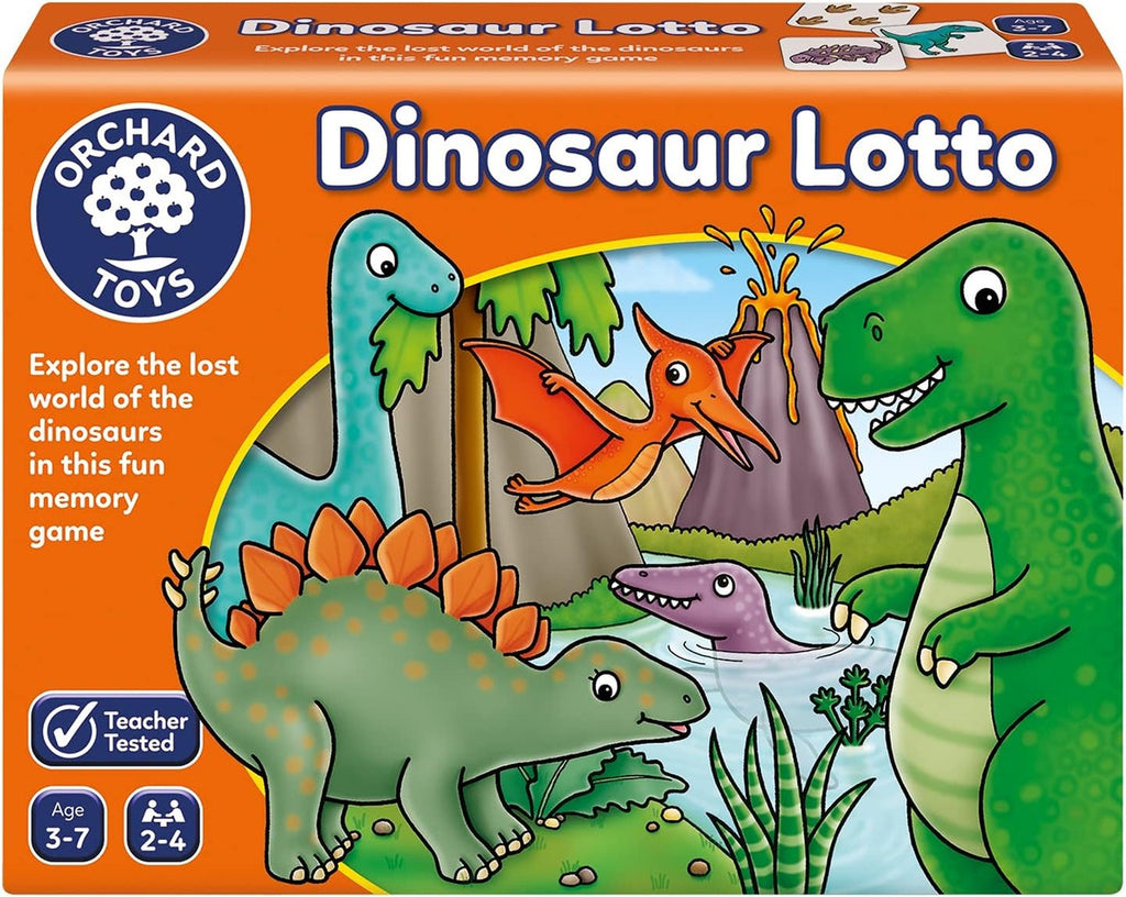 Juego De Mesa Dinosaur Lotto Orchard Toys Educativo Niños 4 Jugadores