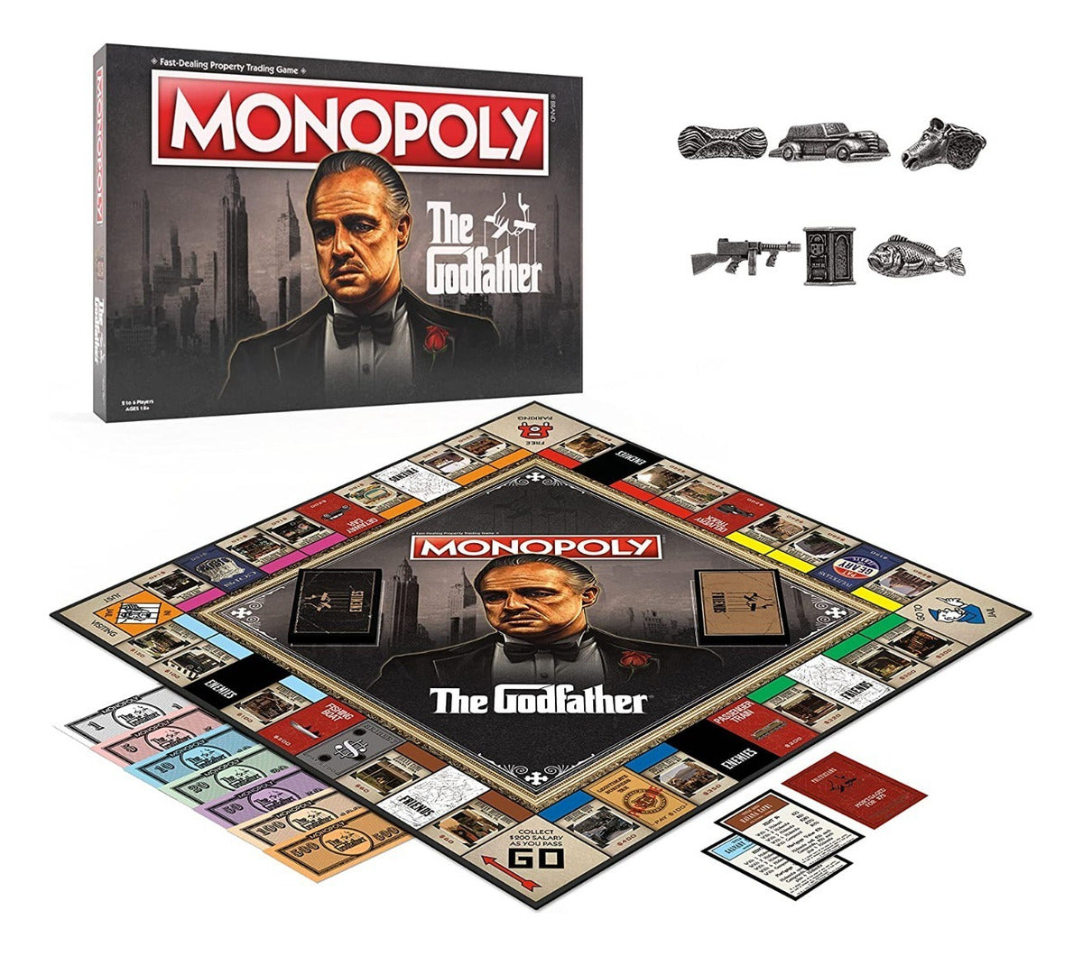 Monopoly El Padrino 50 Aniversario En Inglés The Godfather