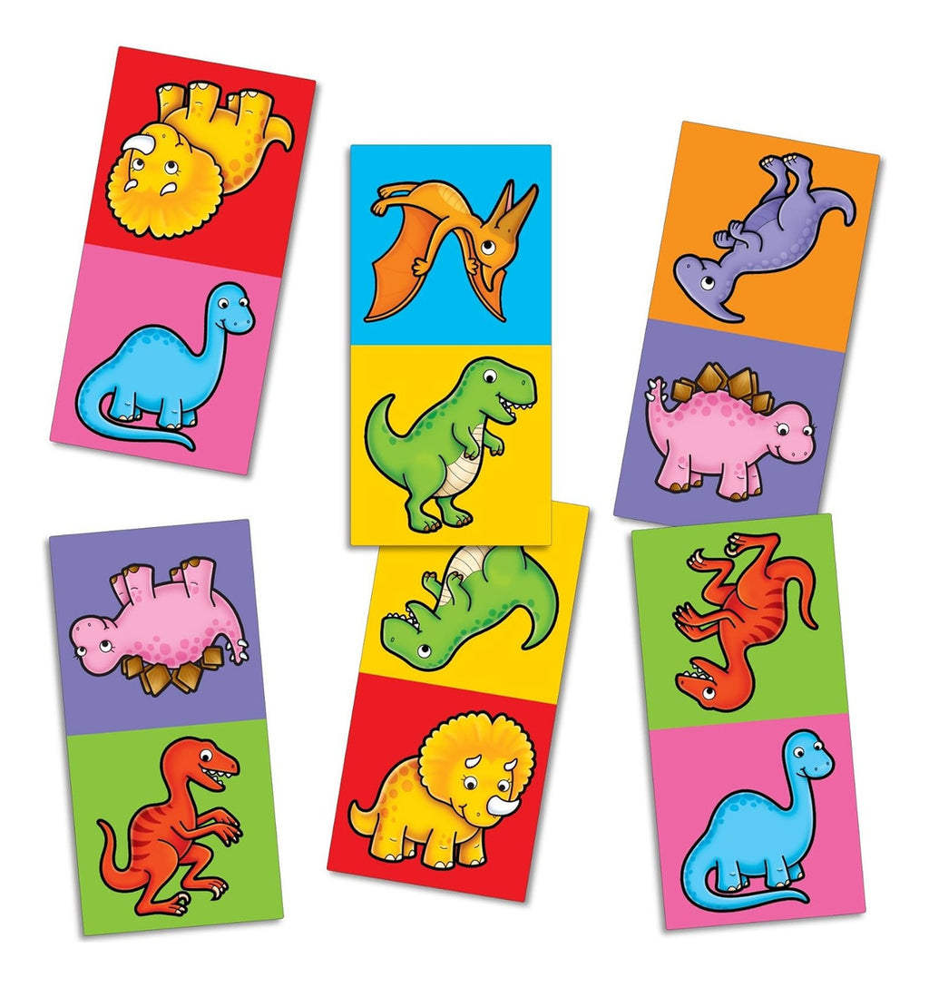 Juego De Mesa Mini Game Dinosaur Dominoes Orchard Toys