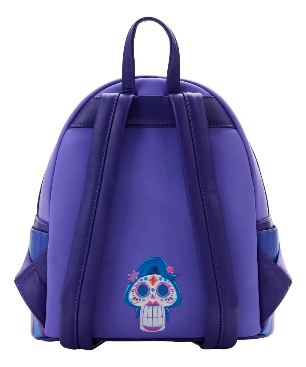 Mochila Loungefly Disney Coco Miguel Y Héctor Violeta Oscuro 10l