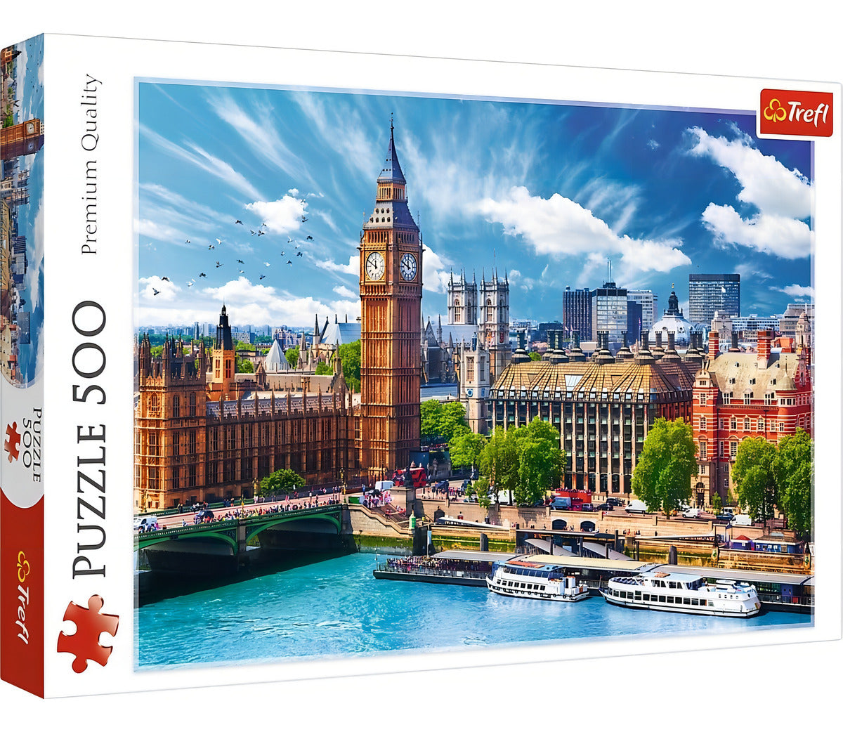 Rompecabezas Trefl Día Soleado En Londres Con 500 Piezas 14