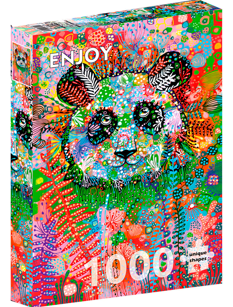 Rompecabezas Enjoy 1000 Piezas Panda Enigmático
