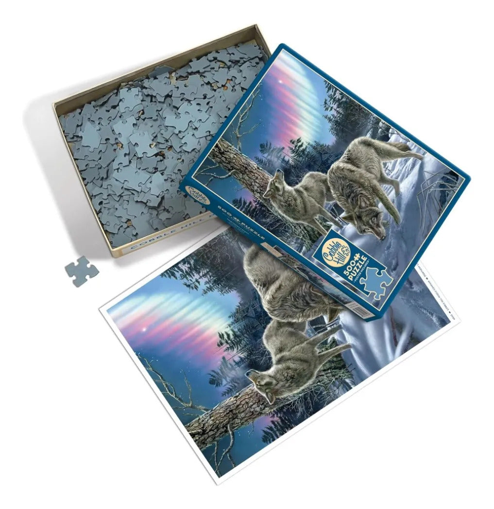 Cobble Hill - Rompecabezas 500 Piezas Auroras Boreales