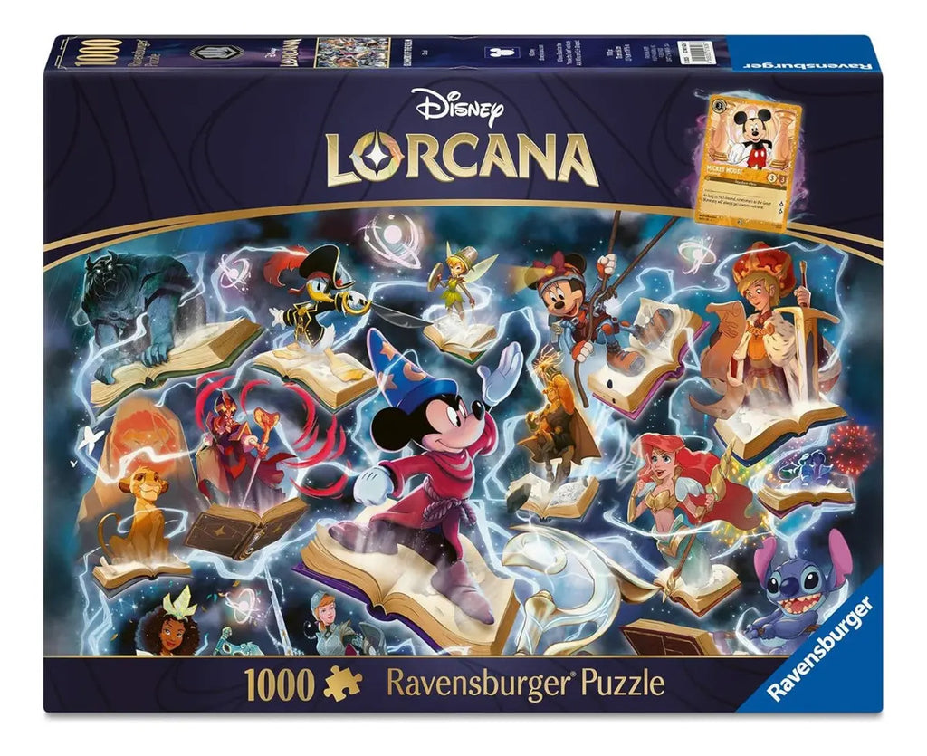 Disney Lorcana Puzzle Glimmers Of The Realm Steel 1000p