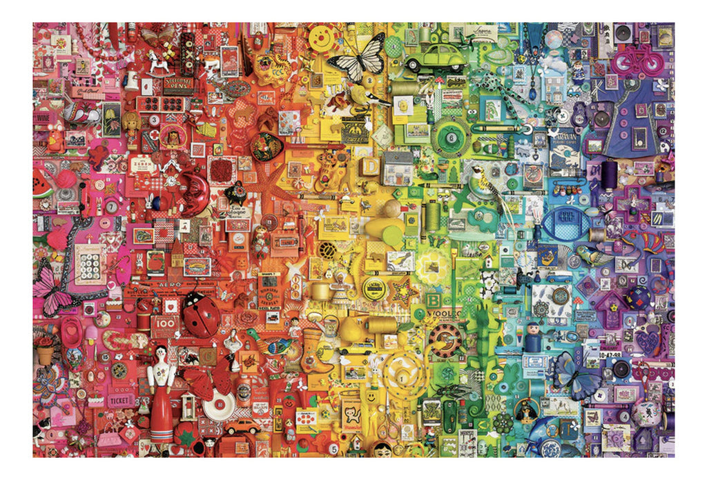 Rompecabezas Arcoiris Todo De Colores 2000 Pz Cobble Hill Rainbow Project