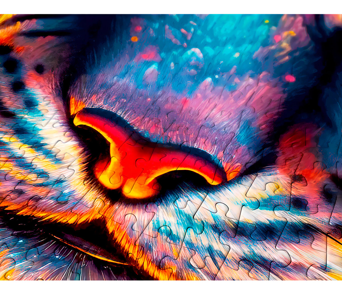 Rompecabezas 1000 Piezas Tigre Animal Vertical Enjoy Puzzle 2203