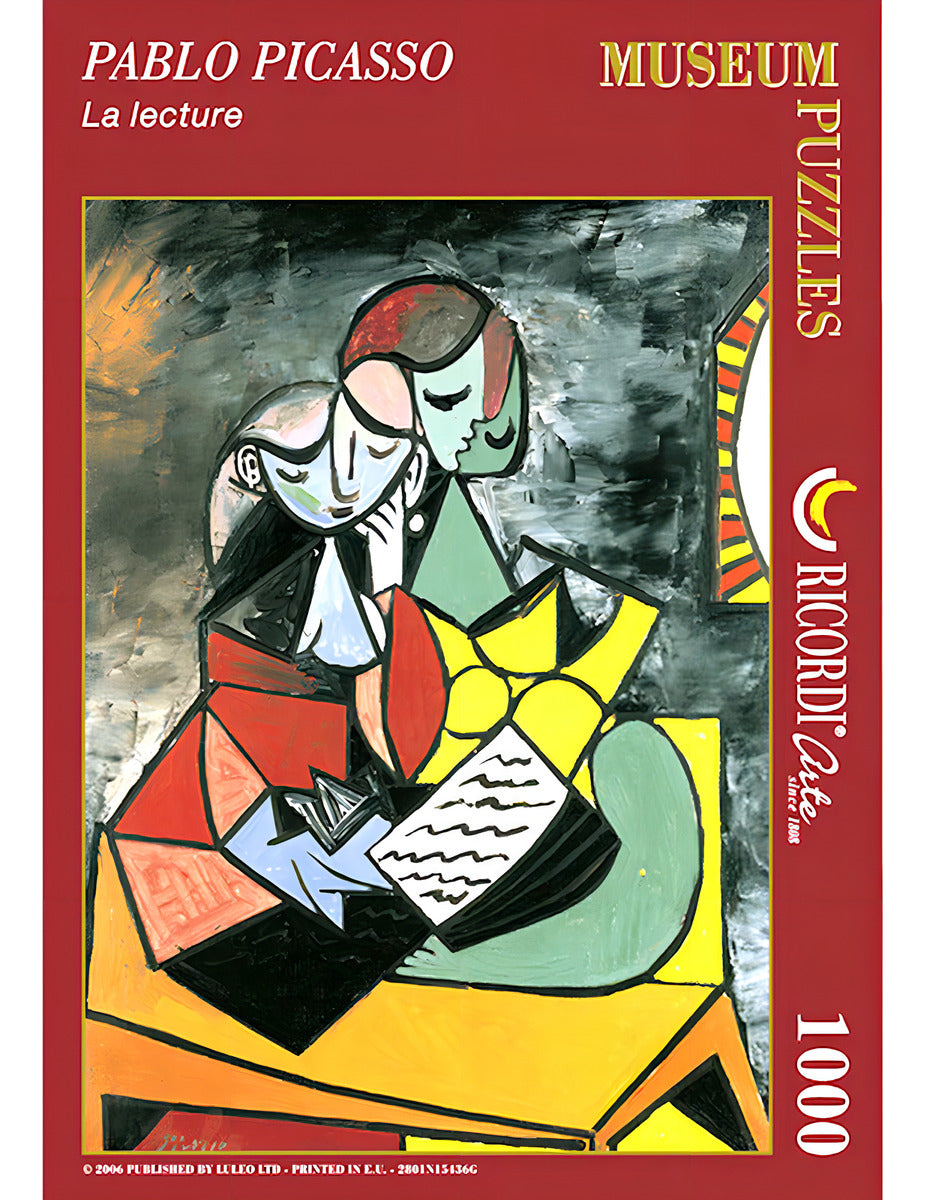 Rompecabezas Editions Ricordi Picasso La Lectura 1000 Piezas Arte