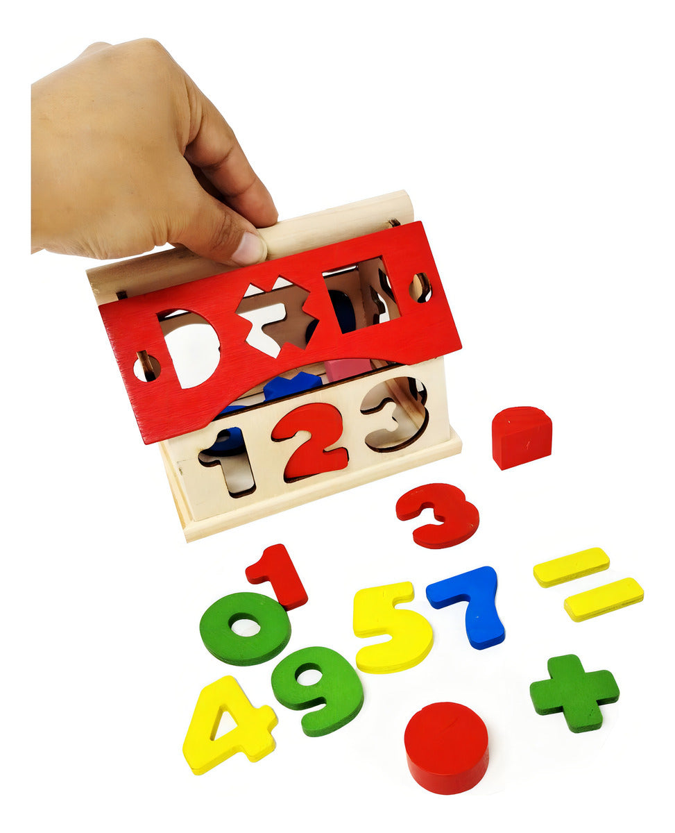 Alcancía Casa Montessori Madera Multicolor Ideas Para Educar 5-7 Años