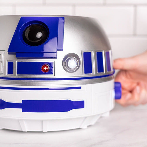 Tostador Star Wars R2-d2 Con Luz Y Sonido. Color Blanco Con Azul