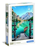 Lago Braies Alpes Italianos Rompecabezas 500pz Clementoni