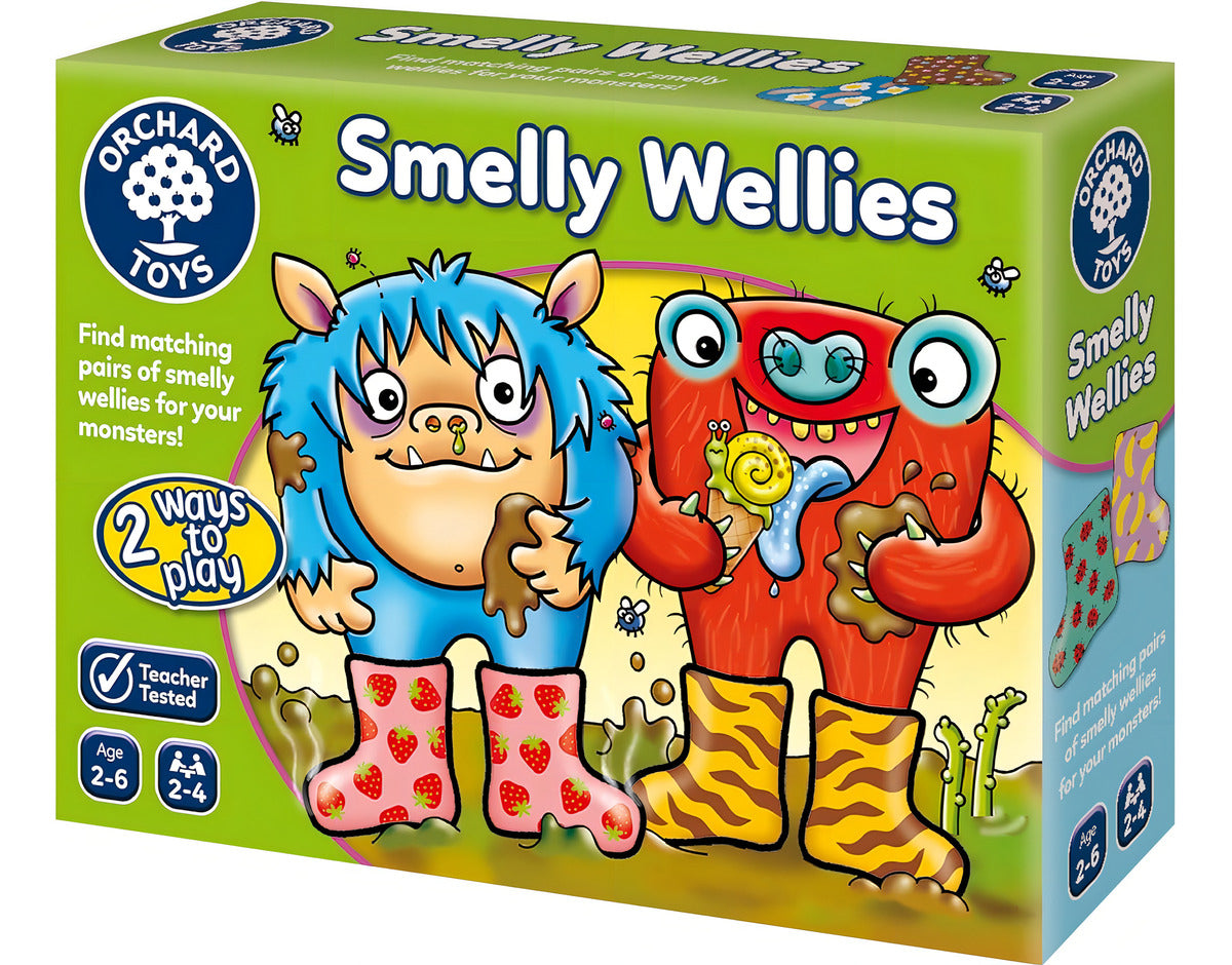 Juego De Memoria Smelly Wellies Orchard Toys Para Niños 2-6 Años