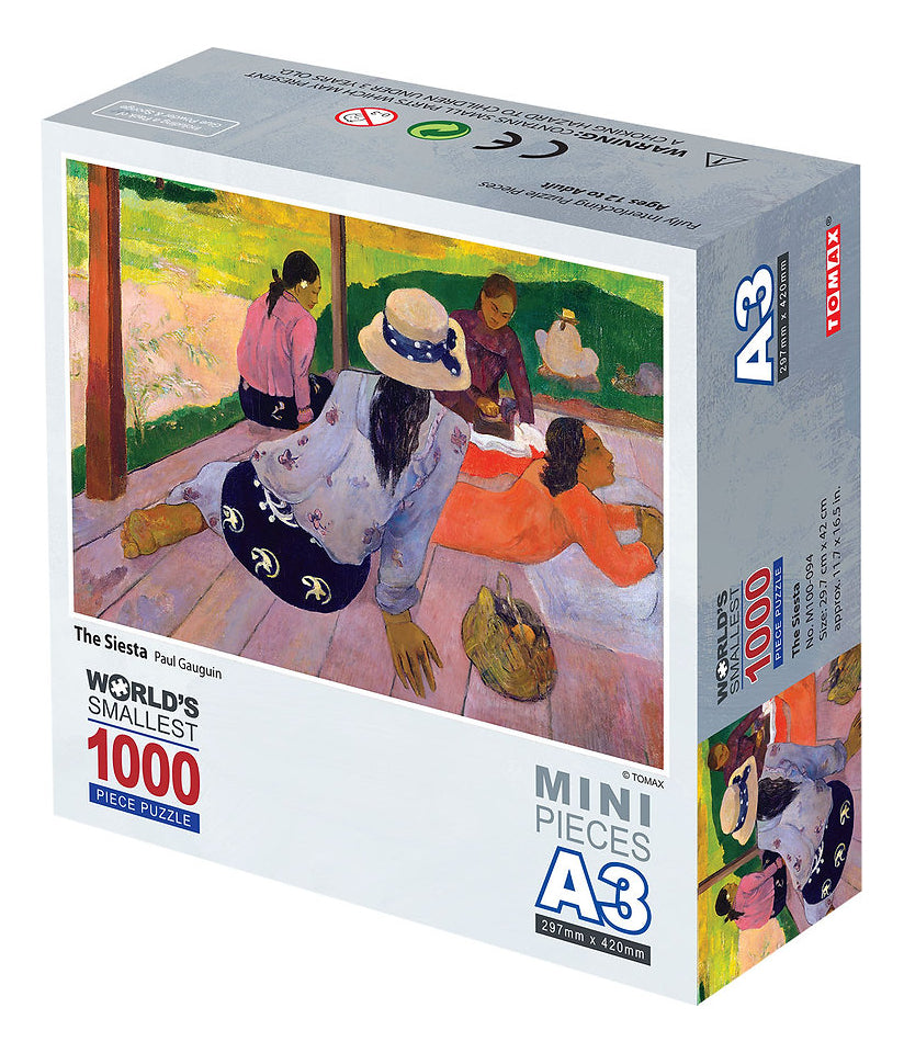 The Siesta By Paul Gauguin Mini Ropecabezas 1000 Pzas Tomax