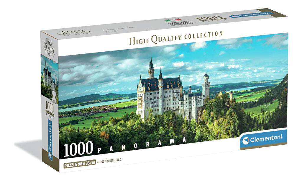 Rompecabezas Panorama Neuschwanstein Compact Clementoni 1000