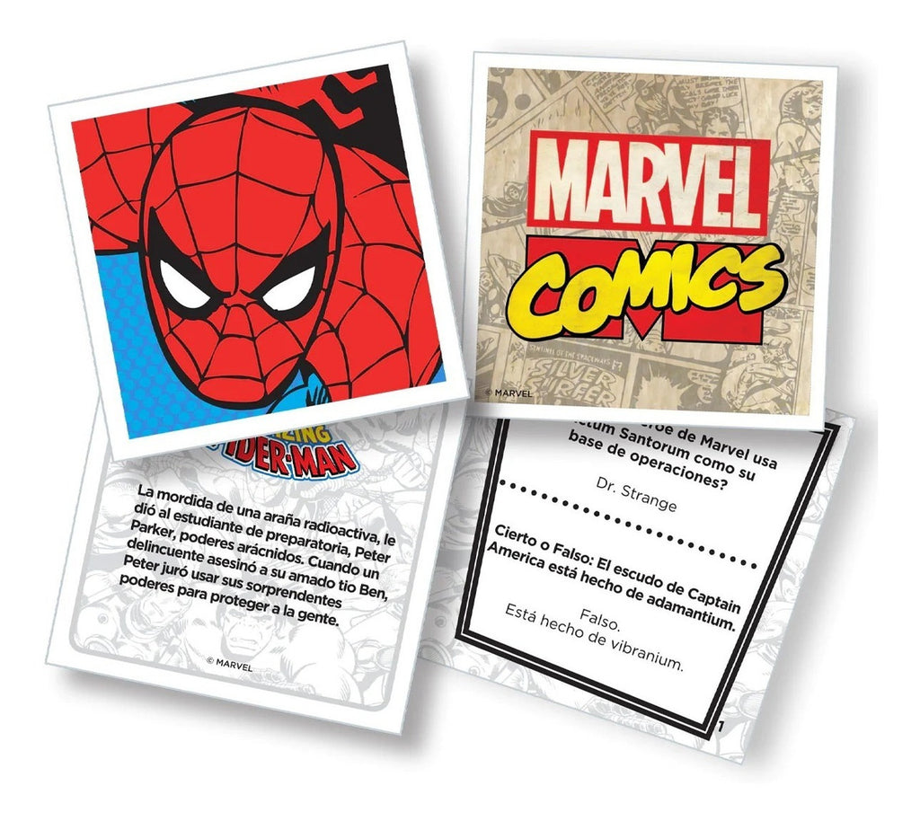 Juego De Mesa Trivia Box Marvel Novelty En Español