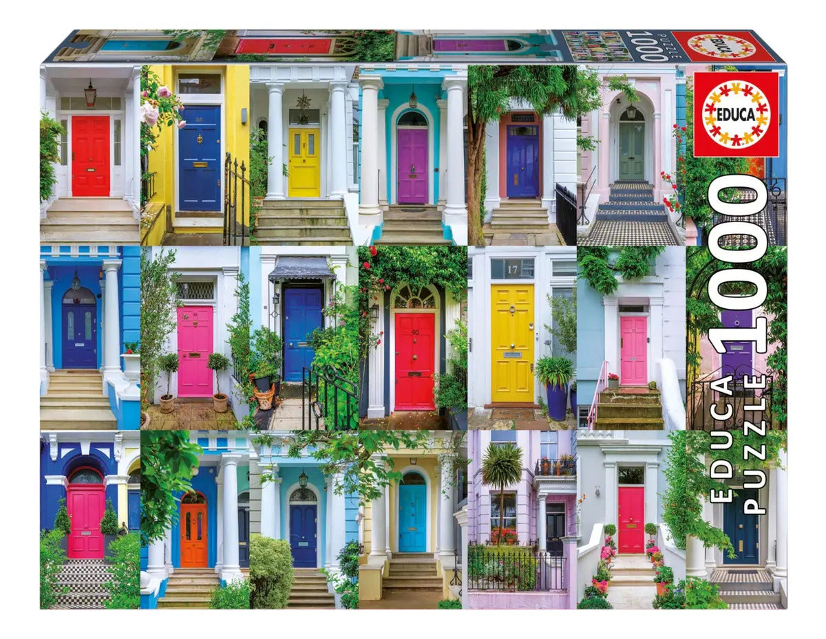 Rompecabezas 1000 Piezas Puertas De Notting Hill Educa