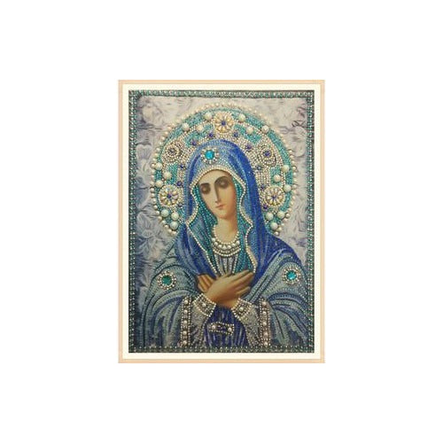 Kit Pintura Arte Diamante Virgen Perpetuo Dm-35 Educar