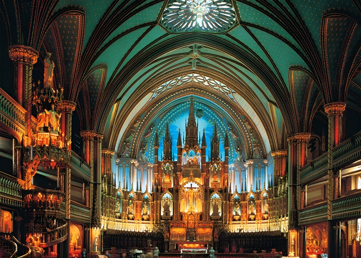 Notre-dame Montreal Canada Mini Rompecabezas 1000 Pzas Tomax