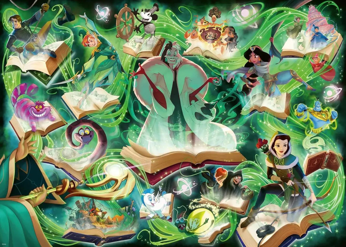 Disney Lorcana Glimmers Of The Realm Puzzle 1000pzs Emerald