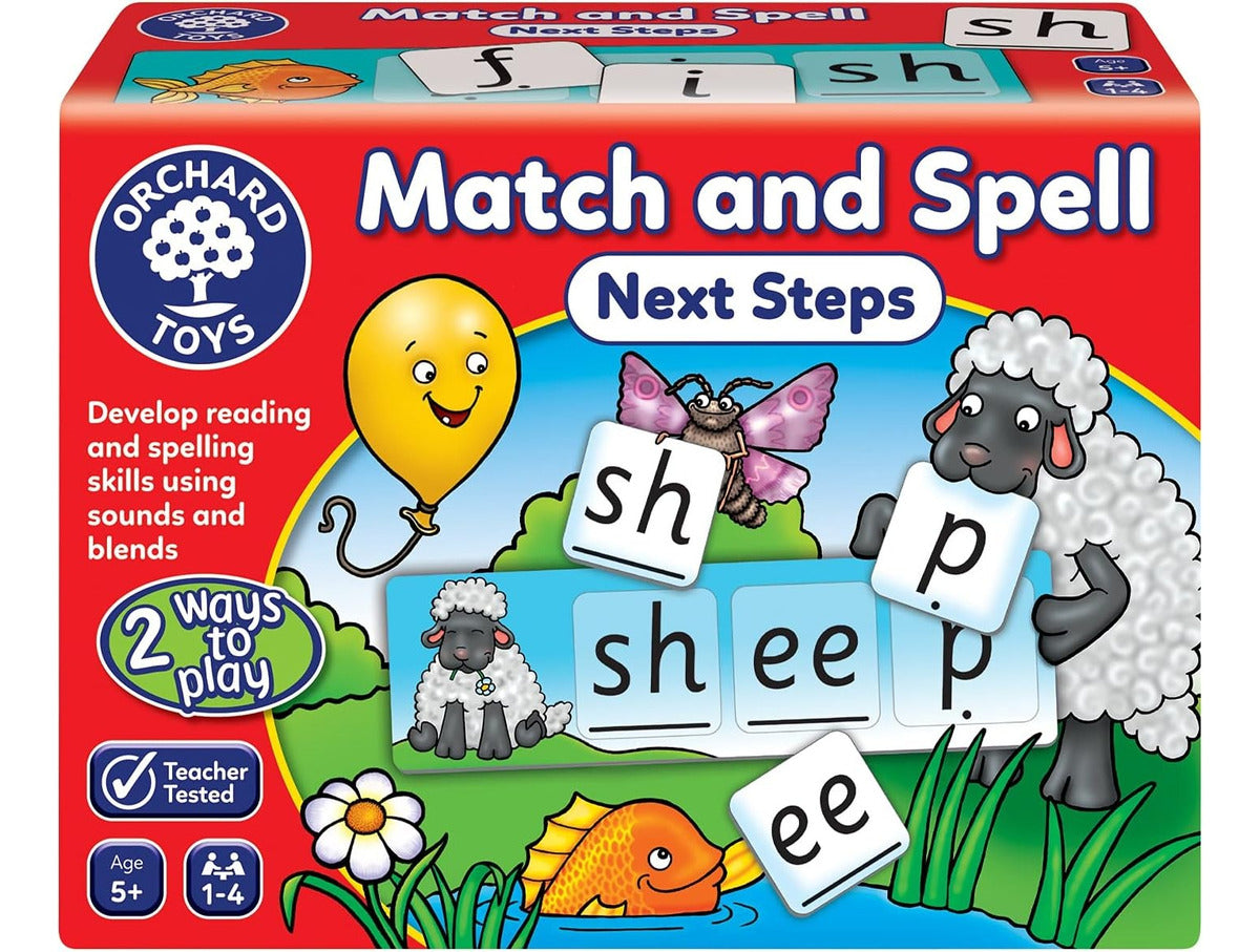 Juego De Palabras Match & Spell Next Steps Orchard Toys