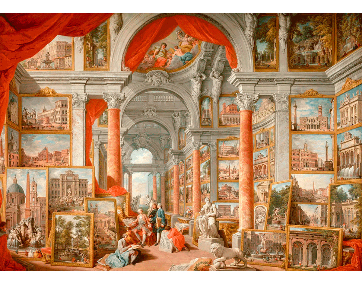 Enjoy Rompe Arte 1000 Pz Vistas De La Roma Moderna P. Panini