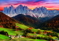 Montañas Funes Italia Rompecabezas 2000 Clementoni Gran Reto