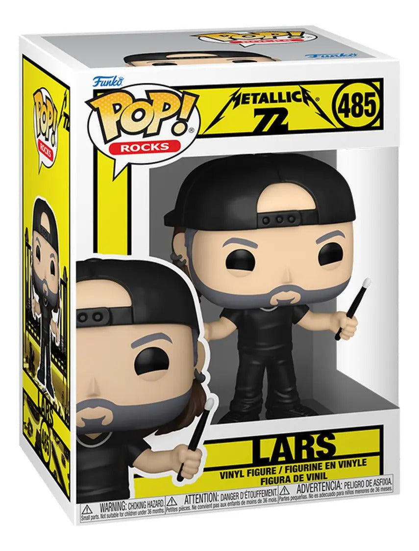 Kit Funko Pop Rock Metallica 72 Seasons : 1 Lars + 1 Kirk + 1 James + 1 Robert