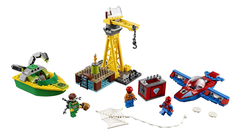 Lego Spiderman Super Héroe Marvel Docock Diamond Heist 76134