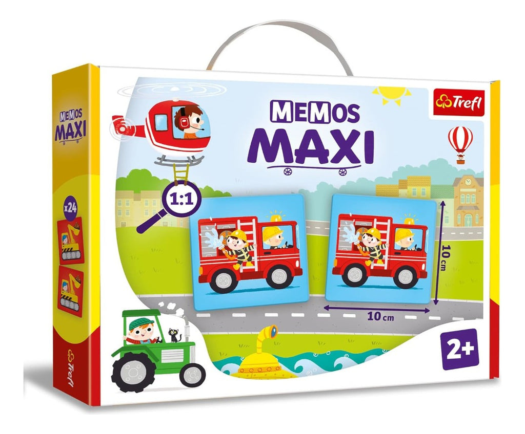 Memos Maxi Transportes Juego De Memoria Trefl