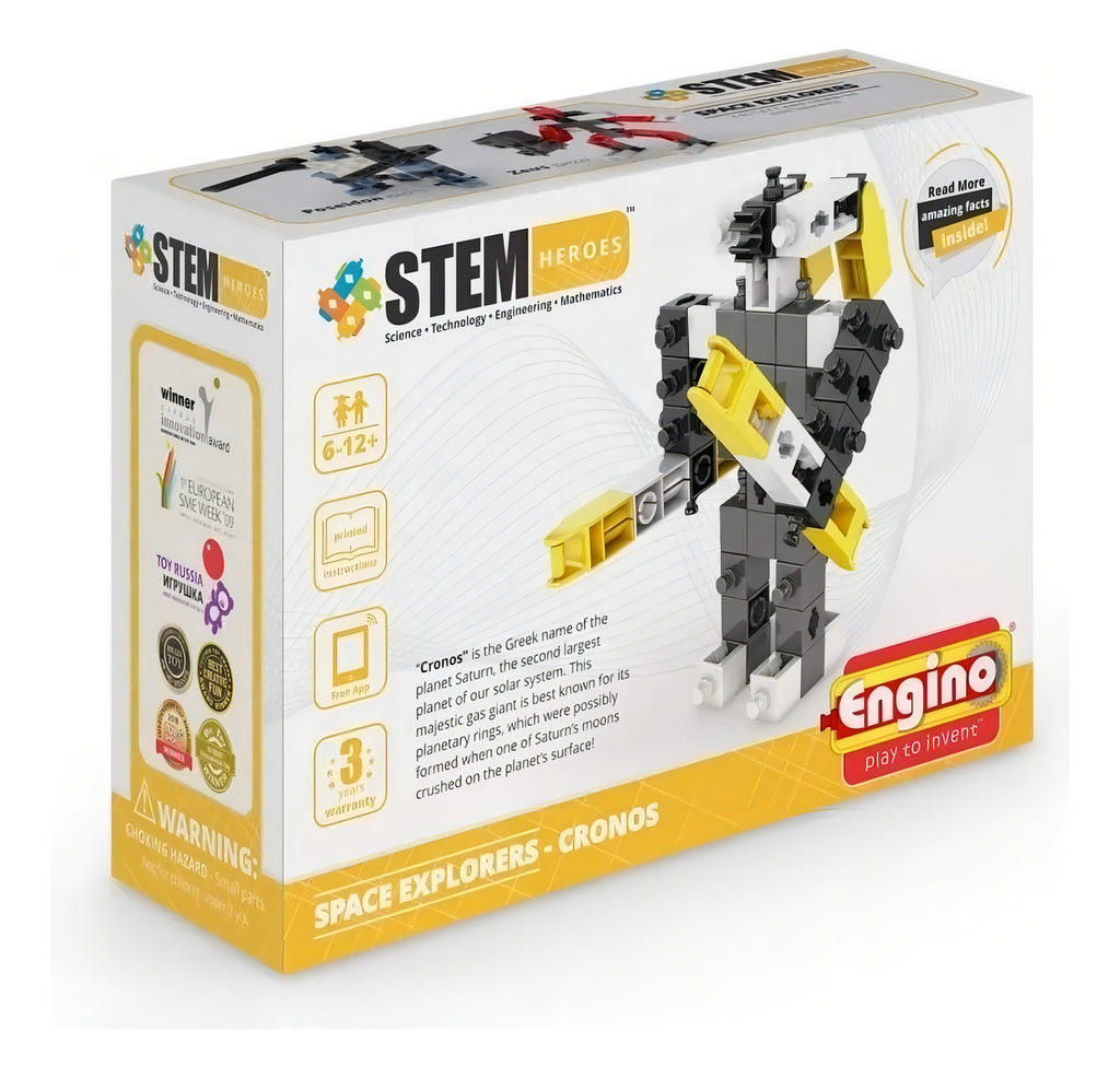 Engino Stem Héroes Exploradores Espaciales - Cronos Figuras