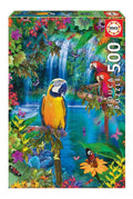 Rompecabezas 500 Piezas Educa Paraíso Tropical Cartón Modelo 15512