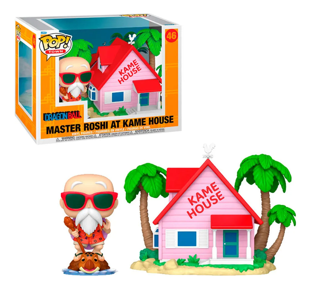 Funko Pop! Town: Dragon Ball - Master Roshi At Kame House