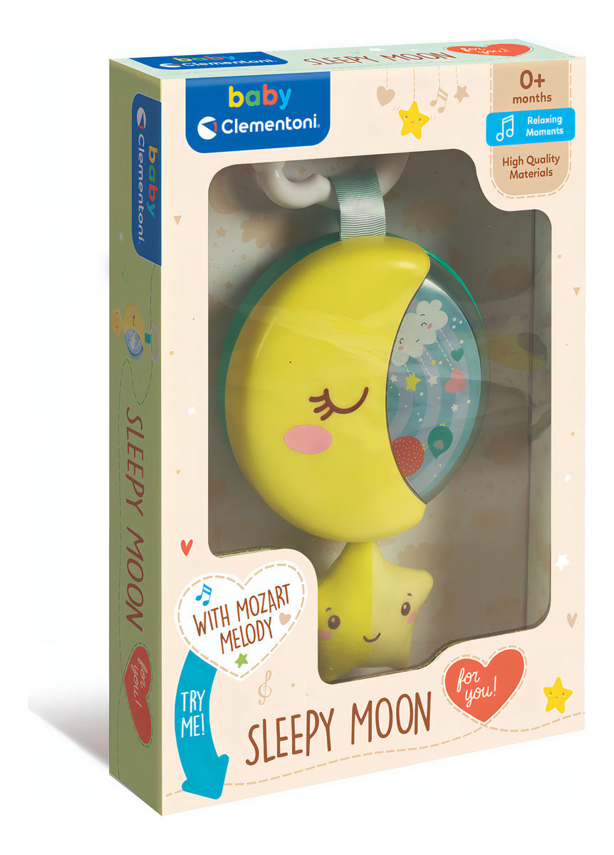 Juguete D Bebe Luna Carillion Melodia Mozart Baby Clementoni Color Amarillo