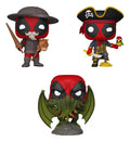 Kit Funko: Deadpool As Don Quixote + Deadpool As Long John Silver + Deadpool As Cthulhu