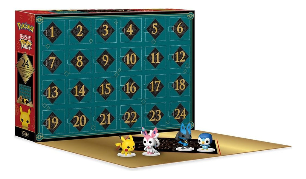 Calendario De Adviento Cuenta Regresiva De 24 Días Para Las Festividades De Pokémon Funko