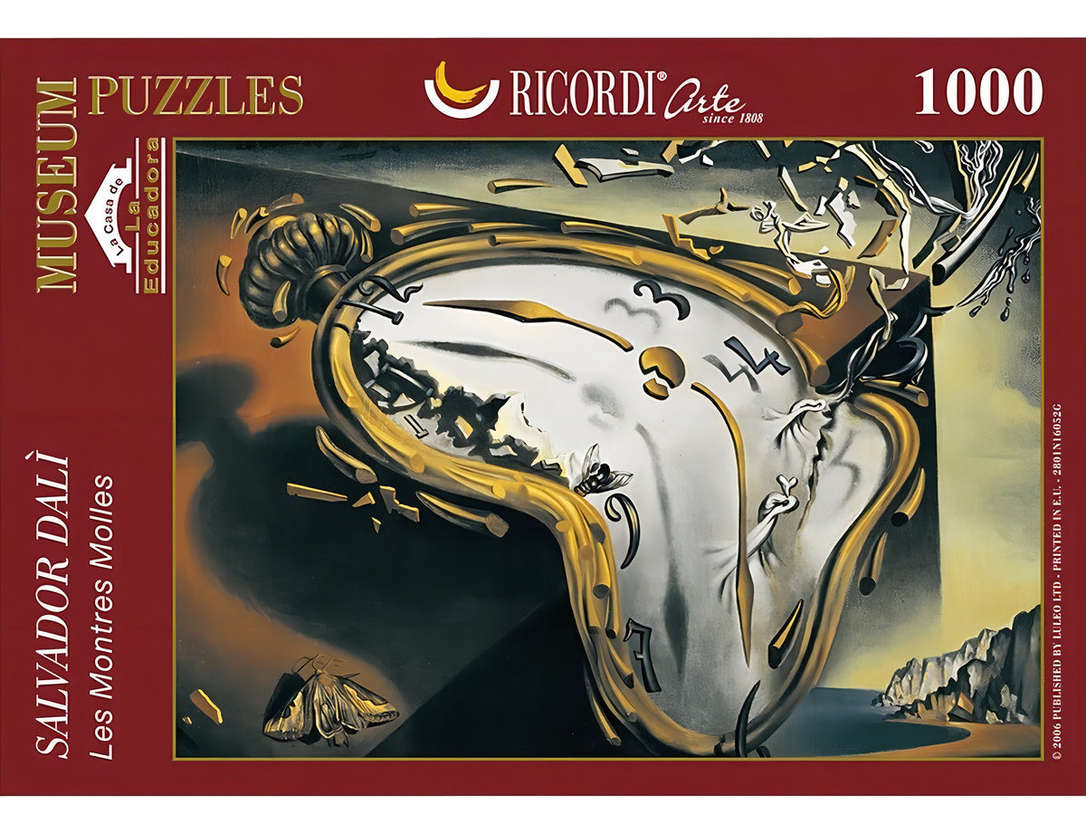Ricordi Rompecabezas 1000 Pz Reloj Flexible De Salvador Dali