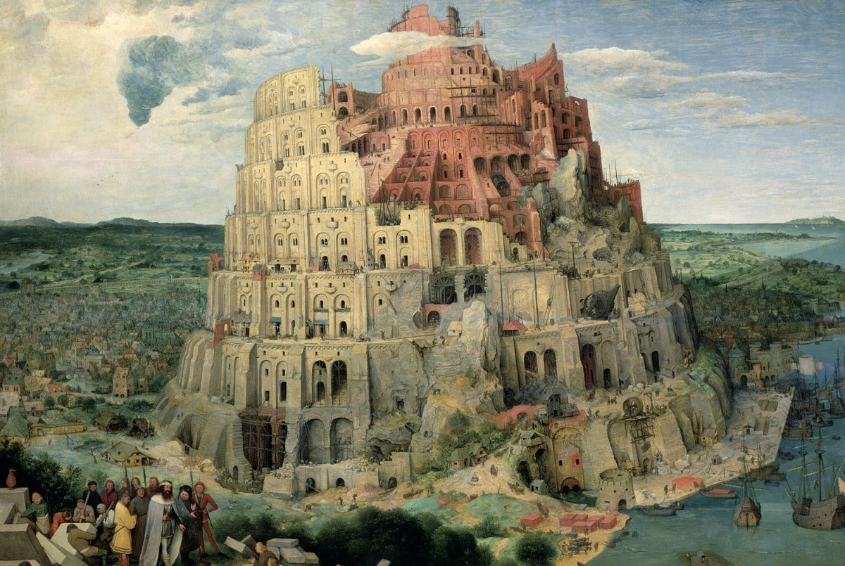 Torre De Babel Bruegel Rompecabezas 1000 Piezas Tomax