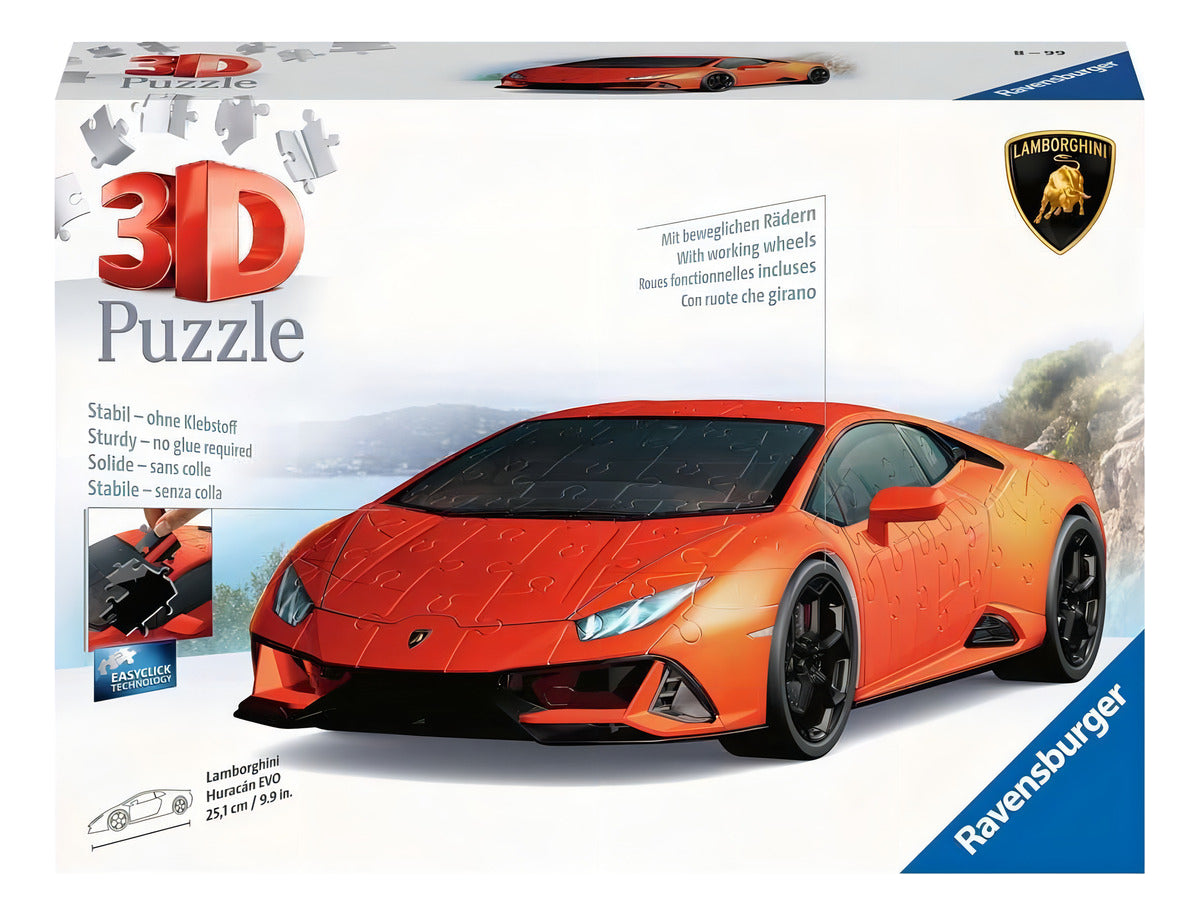 Rompecabezas Ravensburger Lamborghini Huracan Evo 108 Piezas
