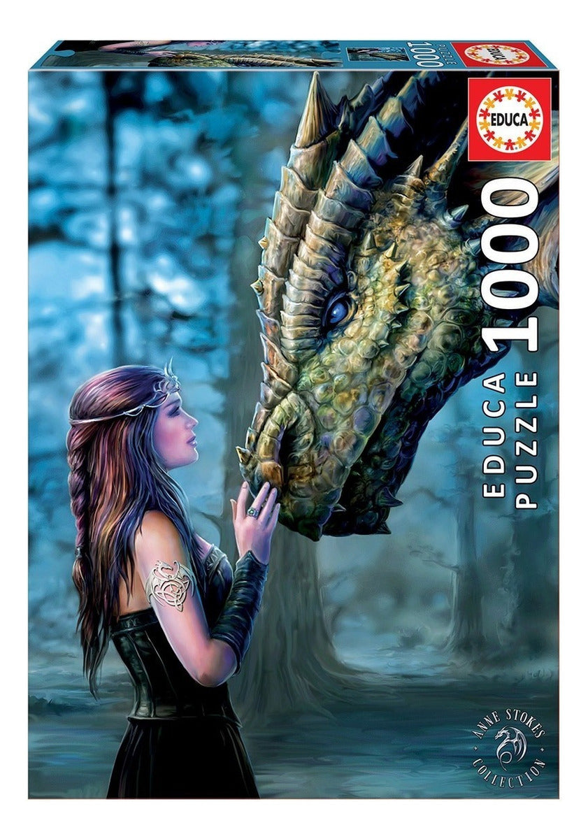 Erase Una Vez Dragon Anne Stokes Rompecabezas 1000 Pz Educa
