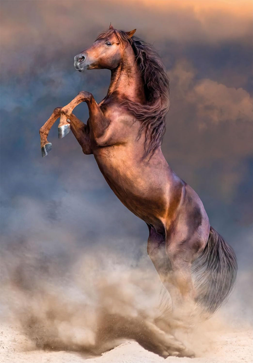 Clementoni Caballo Wild Red Stallion Rompecabezas 500 Pzs