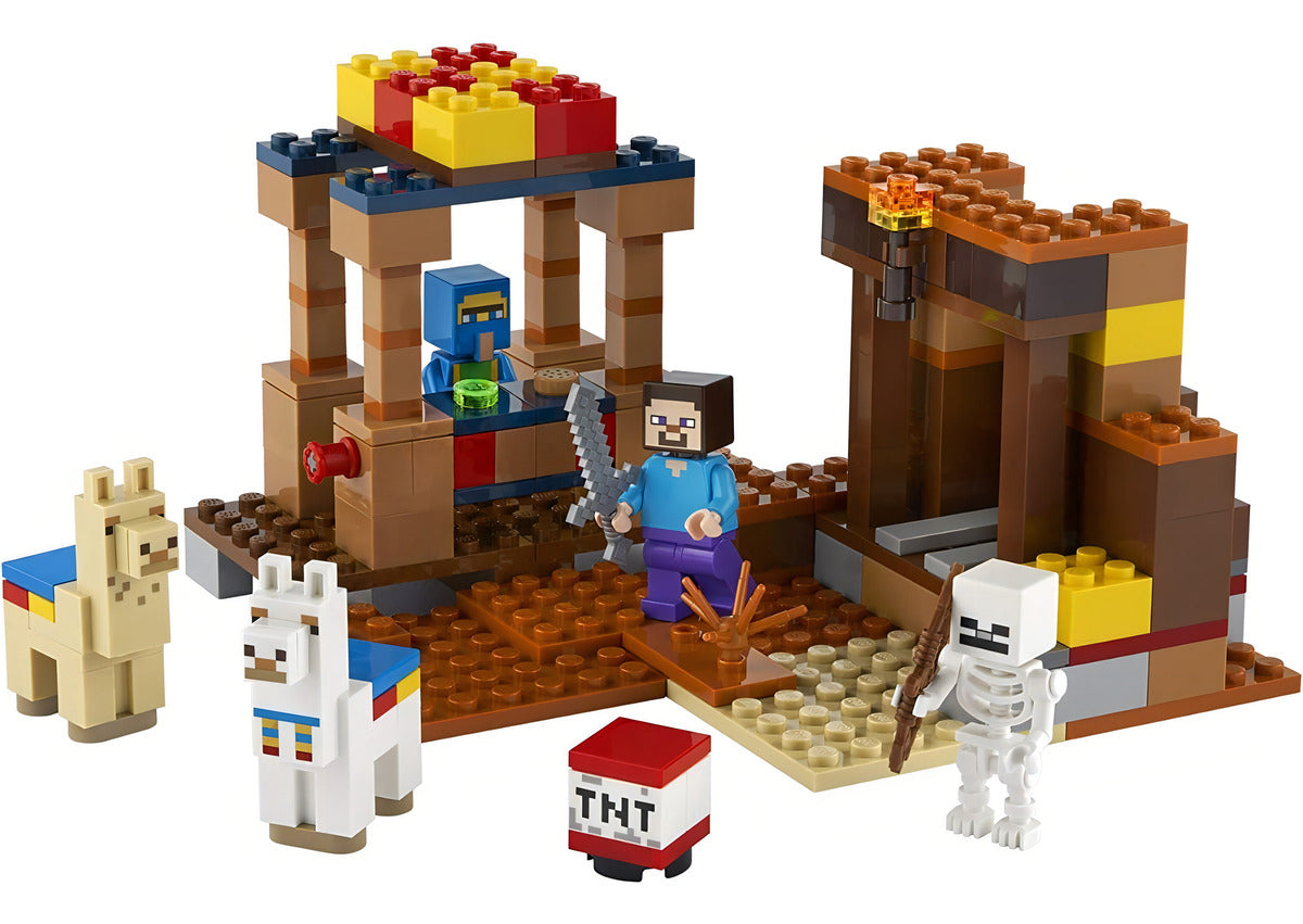 Kit De Construcción Lego Minecraft El Puesto Comercial 21167 201