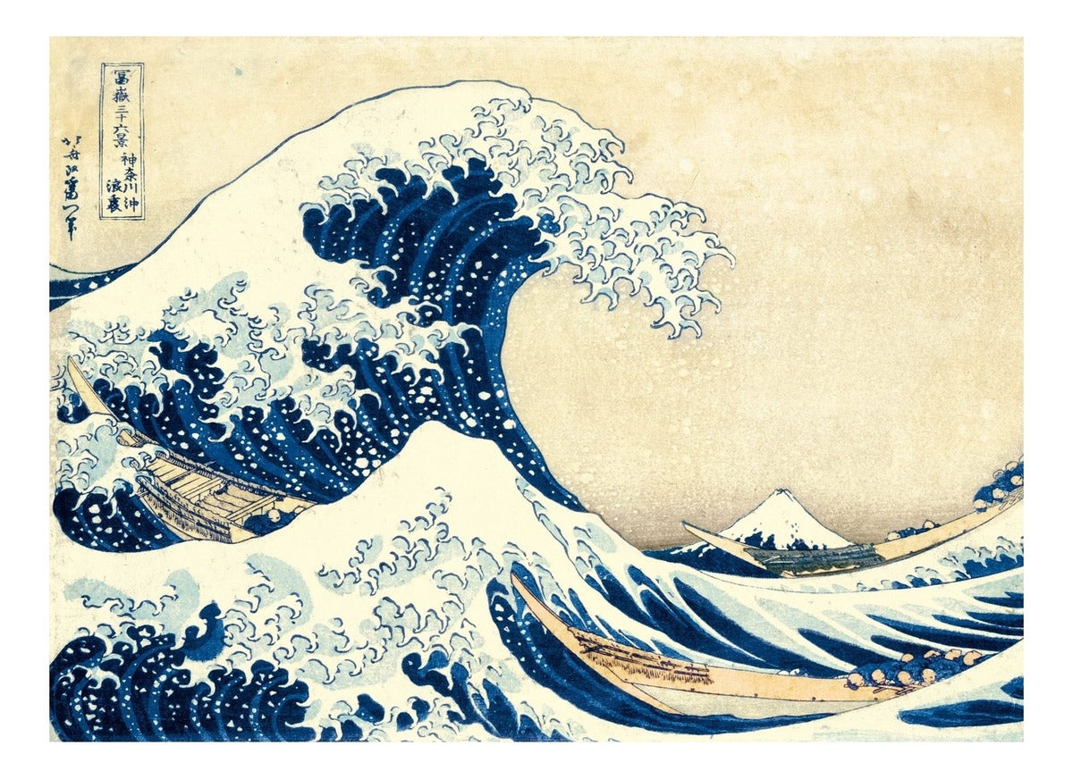 Puzzle Clementoni Hokusai - La Gran Ola - 1000 Piezas