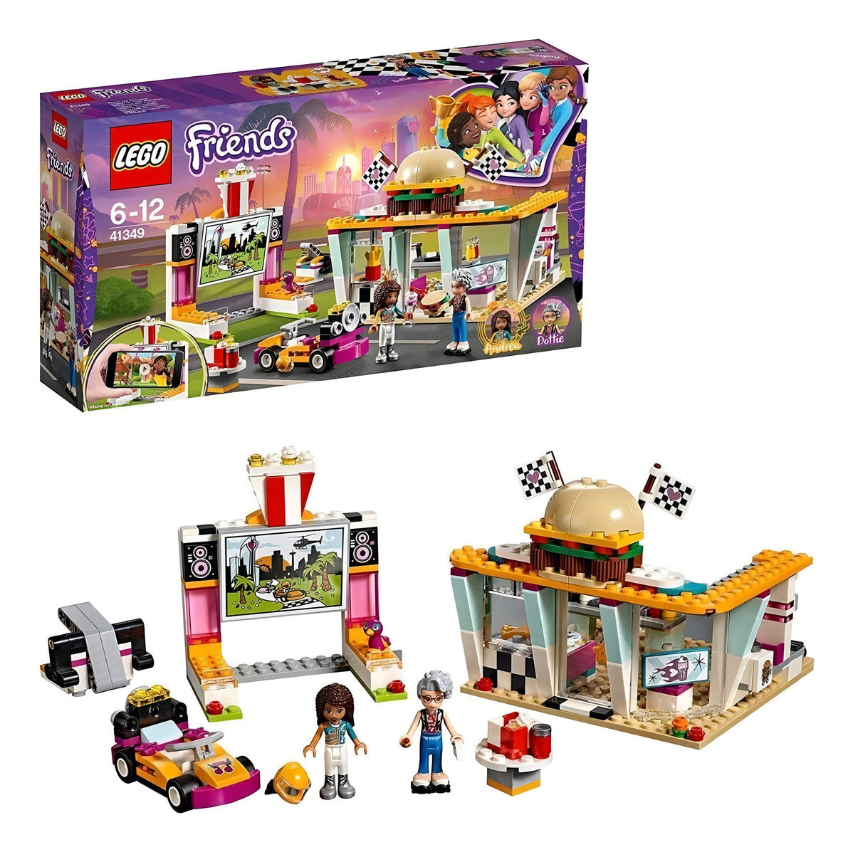Lego Friends Drifting Diner 41349 345