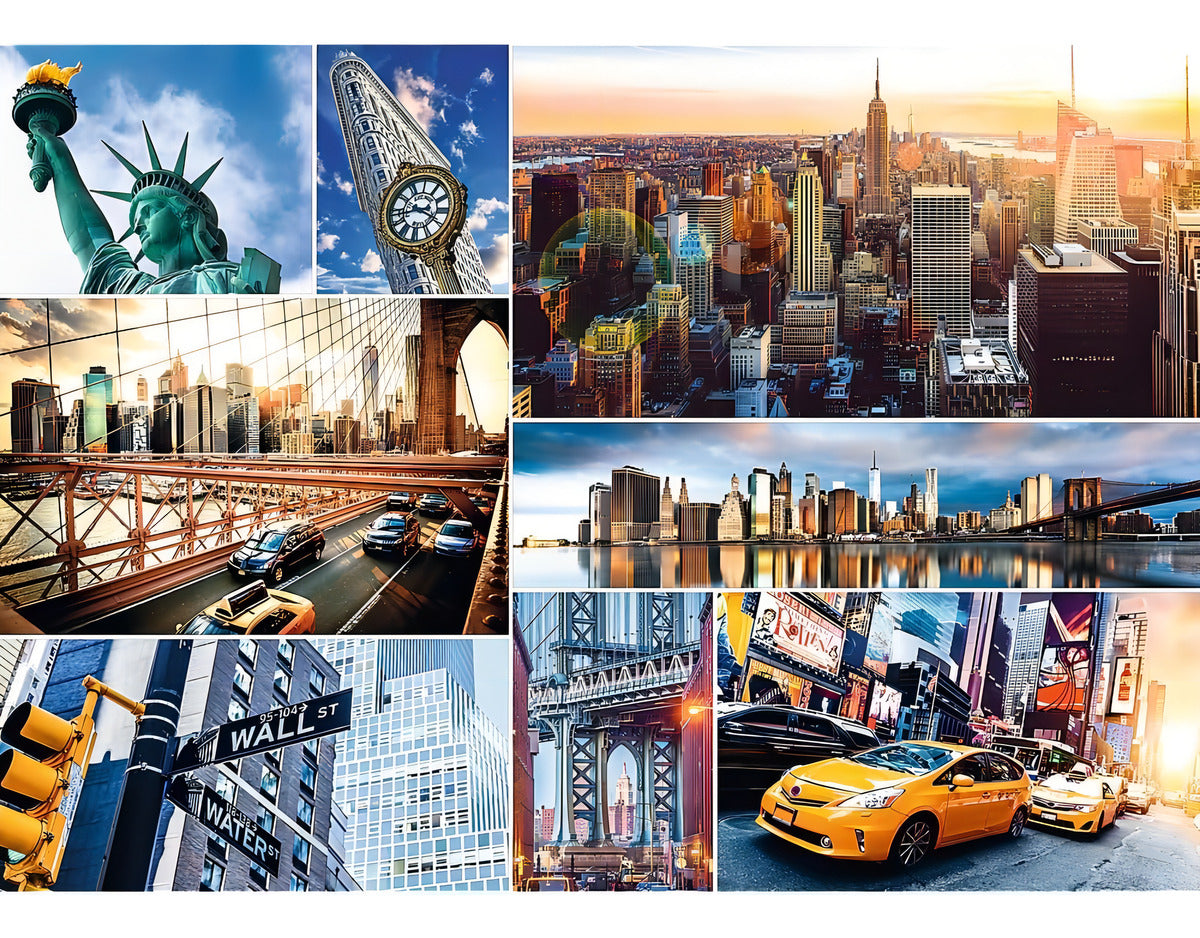 Collage Nueva York: Rompecabezas 4000 Piezas Trefl