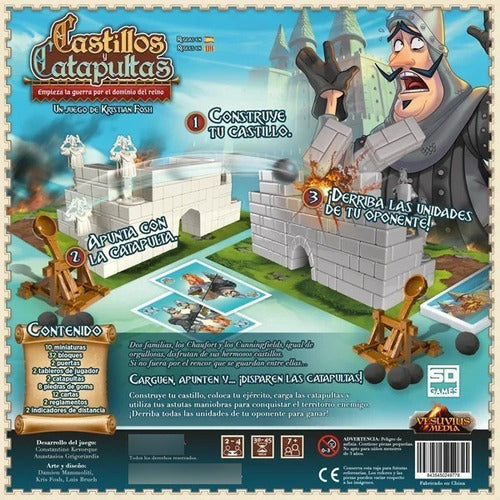Castillos Y Catapultas Juego De Mesa En Español - Sd Games