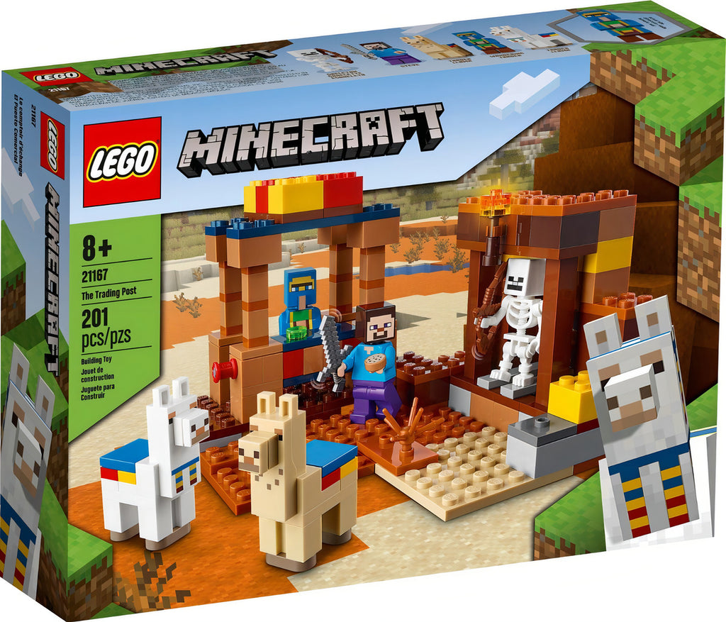 Kit De Construcción Lego Minecraft El Puesto Comercial 21167 201
